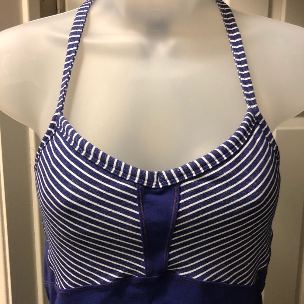 Athleta Babydoll Strappy Tank with Built In Bra